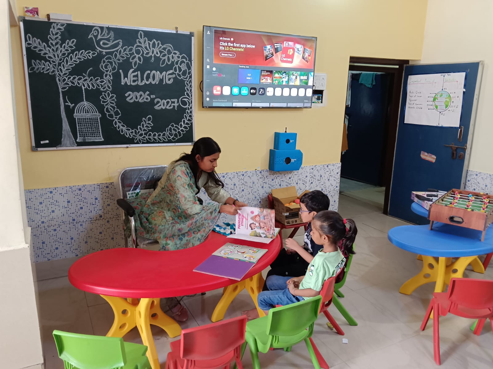 Play school classroom in Agra
